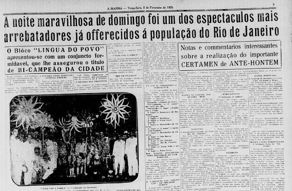 Capa Jornal A Manhã 1929